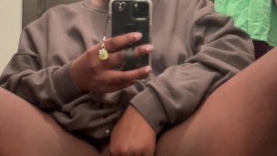 Had to hide in the closet to rub one out