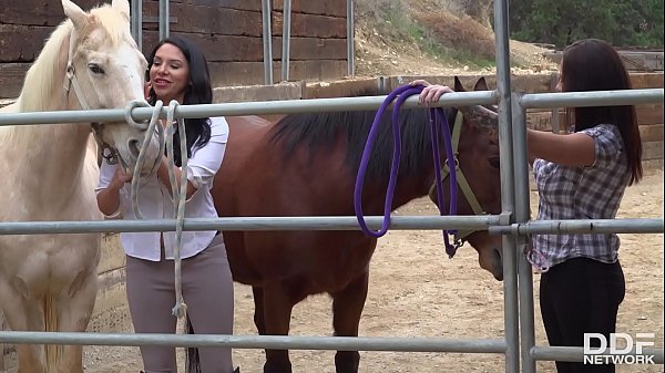 Barnyard fuck with Missy Martinez & Lylith Lavey makes you wanna cum instantly