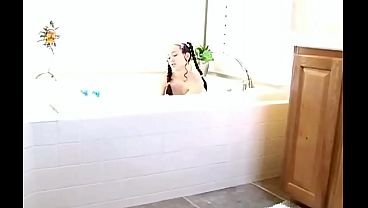 Sexy skinny solo brunette toys her pussy – Tiny Tabby